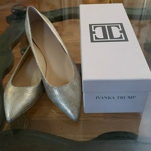 Ivanka Trump Gold Heels